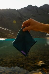 Cotton and synthetic microfiber hankies for running.